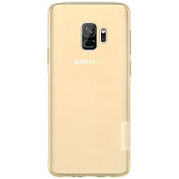 Силиконовый чехол Nillkin Nature TPU Case Золотой для Samsung G960 Galaxy S9