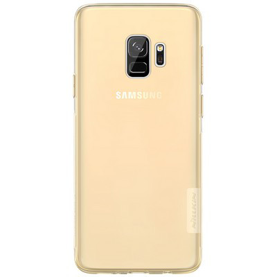 Силиконовый чехол Nillkin Nature TPU Case Золотой для Samsung G960 Galaxy S9 - фото 1 - id-p77197600