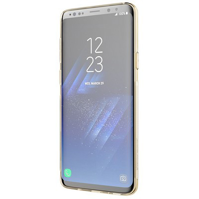 Силиконовый чехол Nillkin Nature TPU Case Золотой для Samsung G960 Galaxy S9 - фото 2 - id-p77197600