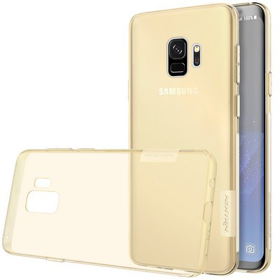 Силиконовый чехол Nillkin Nature TPU Case Золотой для Samsung G960 Galaxy S9 - фото 3 - id-p77197600