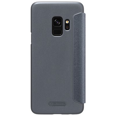 Полиуретановый чехол книга Nillkin Sparkle Leather Case Черный для Samsung G960 Galaxy S9 - фото 2 - id-p77197632