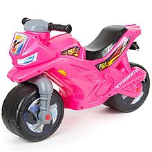 Детский мотоцикл каталка Орион арт. 501, Сузуки беговел толокар для детей РОЗОВЫЙ  501