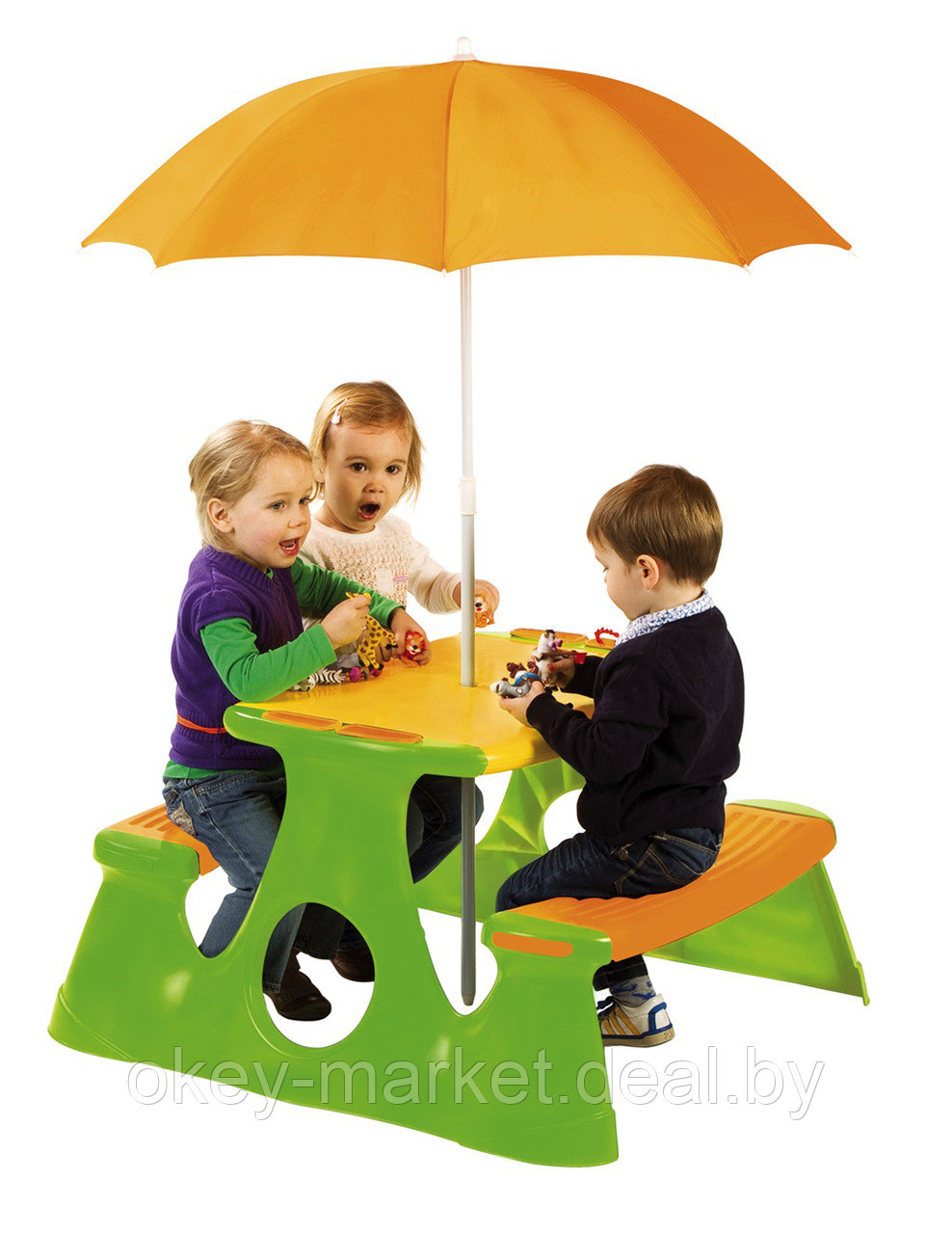 Детский стол для пикника c зонтом PARADISO - фото 1 - id-p77256450