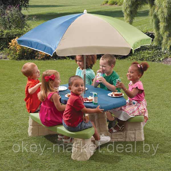 Детский игровой столик с зонтом Step 2 Пикник 8438