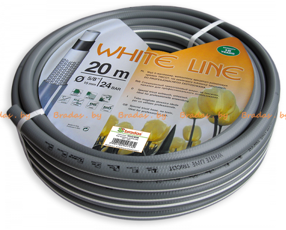 Шланг поливочный WHITE LINE 5/8" 50м Bradas WWL5/850