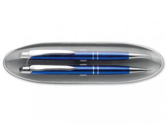 Набор: ручка шариковая и карандаш автоматический в футляре - фото 1 - id-p77281574