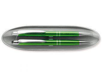 Набор: ручка шариковая и карандаш автоматический в футляре - фото 1 - id-p77281580