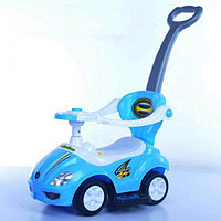 Машинка каталка с ручкой Mega Car (Baby Car) 3 в 1 301