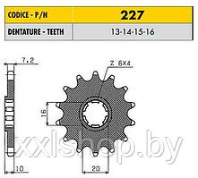 Звезда ведущая Sunstar 428/227 стальная 13 зубьев