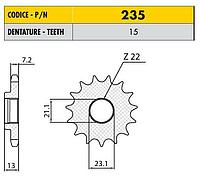 Звезда ведущая Sunstar 428/235 стальная 15 зубьев