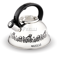 Чайник металлический Kelli KL 4309 3.0л