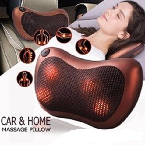 Массажная роликовая подушка Massager Pillow.Эффект кулачкового массажа. - фото 4 - id-p77309399