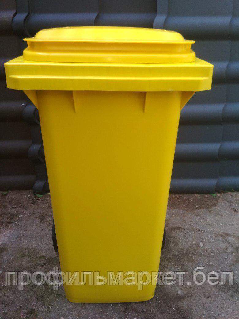 Немецкий контейнер для мусора ESE 120 л желтый. Цена с НДС. Работаем с юр.и физ. лицами. - фото 1 - id-p72994734