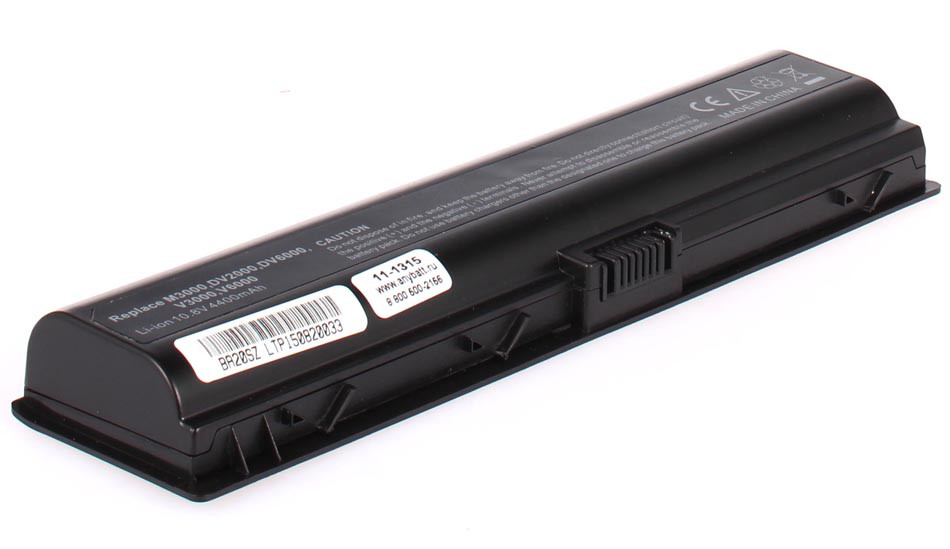 Батарея (аккумулятор) для ноутбука HP Pavilion DV2000/DV6000 Presario V3000/V6000 10,8V 4400mAh