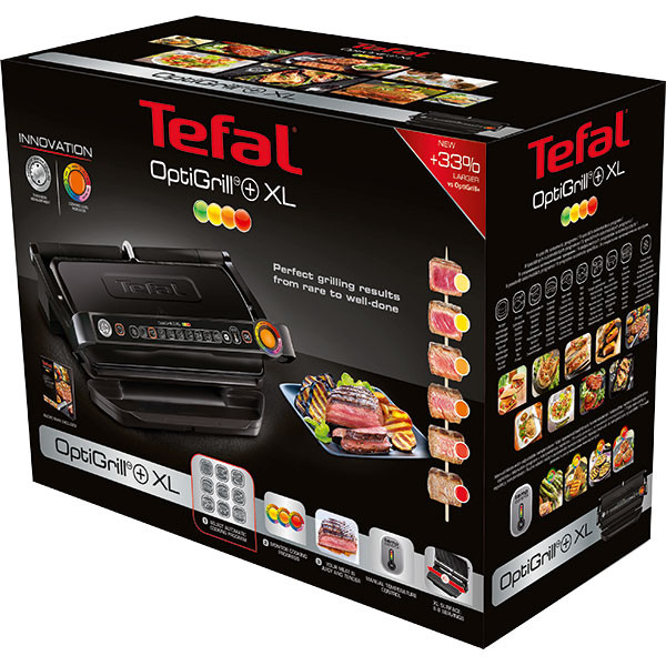 Электрогриль Tefal Optigrill+ XL GC722834 - фото 3 - id-p77317726