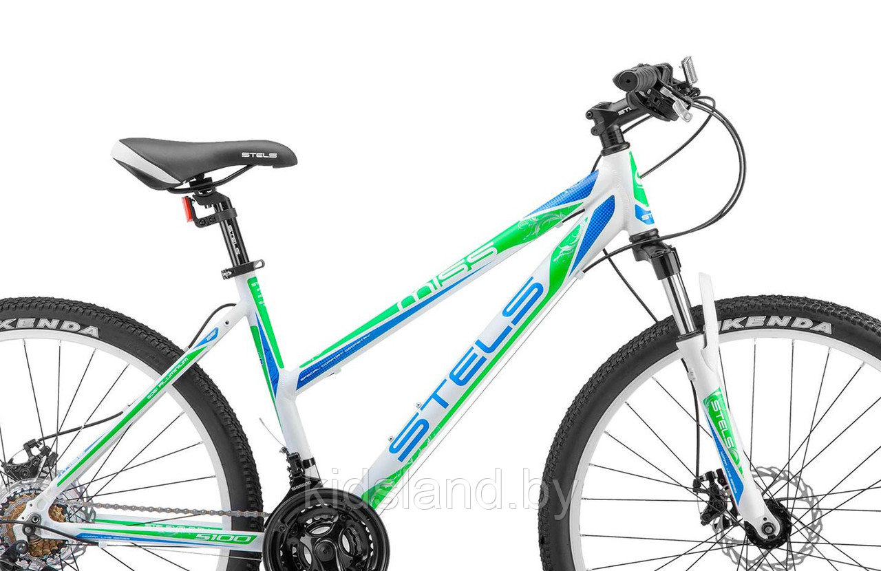 Велосипед Stels Miss 5100 MD 26" V030 (2018) голубой, рама 15" - фото 4 - id-p77327857
