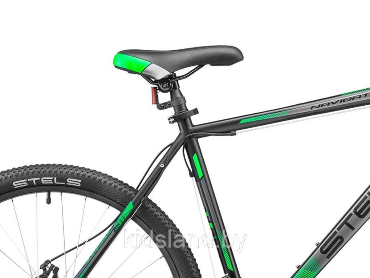 Велосипед Stels Navigator 500 MD 26" V020 (2017) рама 16" черно-зеленый - фото 5 - id-p77327907