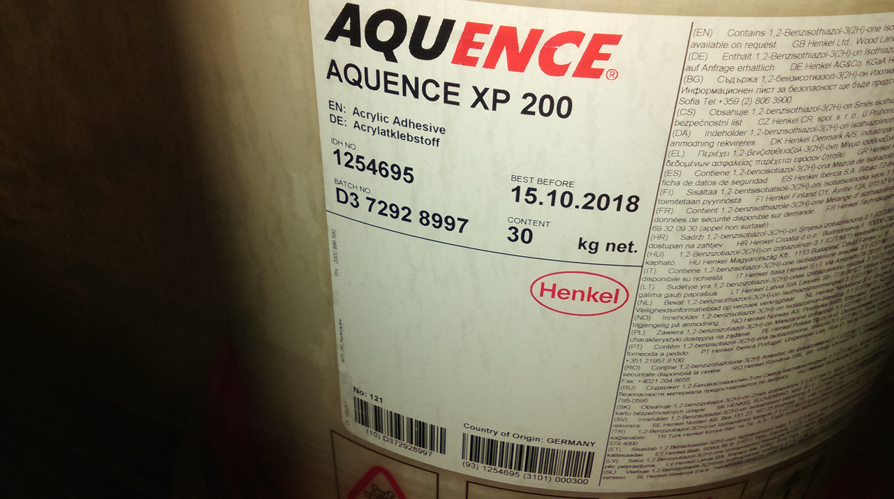 Этикеточный клей AQUENCE XP 200, дисперсия