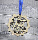 Медаль "Сова" звездочка  с ленточкой, фото 2