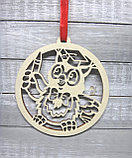 Медаль "Сова" круг  с ленточкой, фото 2