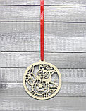 Медаль "Сова" круг  с ленточкой, фото 3