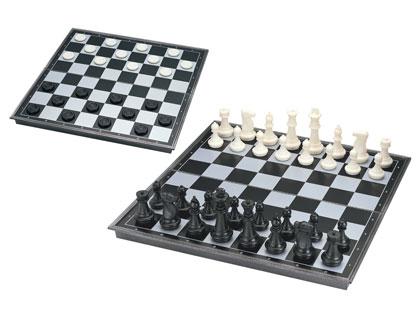 Шахматы + шашки с доской 3810-В