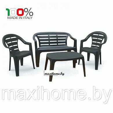Madura set - набор мебели для сада (Черный)