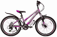 Велосипед Greenway Colibri 24"  (серебристый/розовый), фото 1
