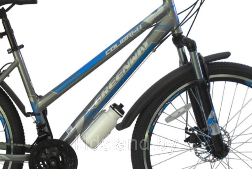 Велосипед Greenway Colibri-H 26" (серебристый/голубой) - фото 2 - id-p77353566