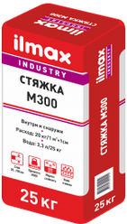 Ilmax industry Стяжка М300 25кг
