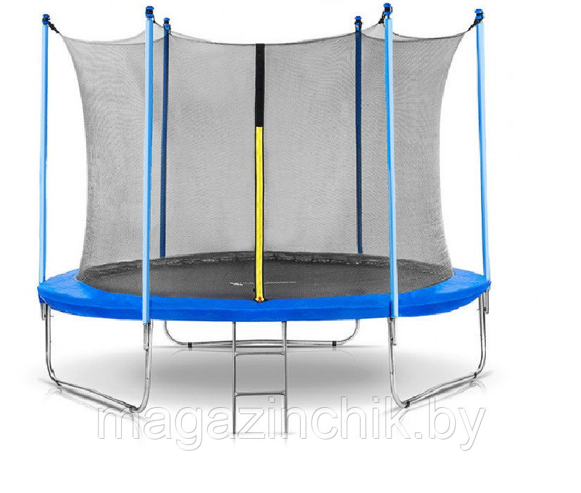 Батут Fitness Trampoline 10 FT Inside 306 см с защитной сеткой и лестницей, 150 кг нагрузка