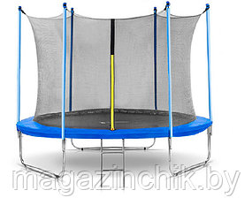 Батут Fitness Trampoline 10 FT Inside 306 см с защитной сеткой и лестницей, 150 кг нагрузка