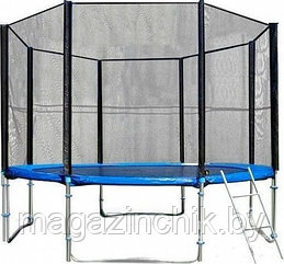 Батут Fitness Trampoline 14 FT Extreme 425 см с защитной сеткой и лестницей, 180 кг нагрузка