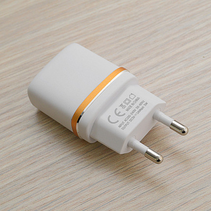 Зарядное устройство сетевое с USB входом 1А и MicroUSB кабелем Ldnio DL-AC50 - фото 2 - id-p77409578