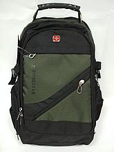 Рюкзак swissgear 8810  черно-зеленый
