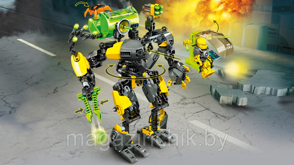Конструктор Hero Factory 6 8987, Робот Эво XL аналог Лего LEGO 44022 - фото 2 - id-p77502854