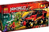 Конструктор Bela Ninja 10325 "Мобильная база Ниндзя" (аналог Lego Ninjago 70750) 755 деталей