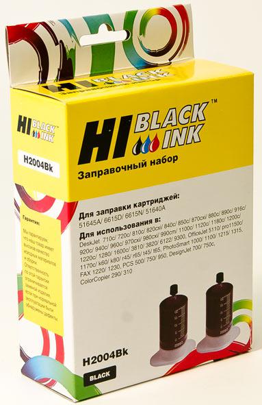 Заправочный набор HP 51645A/ C6615A/ 51640A (Hi-Black) 2x20ml, black