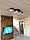 Длинная потолочная люстра из дерева на 7 ламп, фото 2