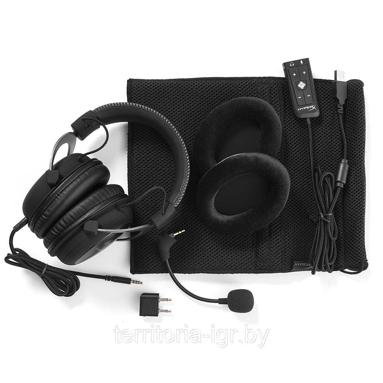 Игровая гарнитура Cloud II, Virtual Surround Sound 7.1 (Gun Metal) KHX-HSCP-GM HyperX - фото 8 - id-p77555176