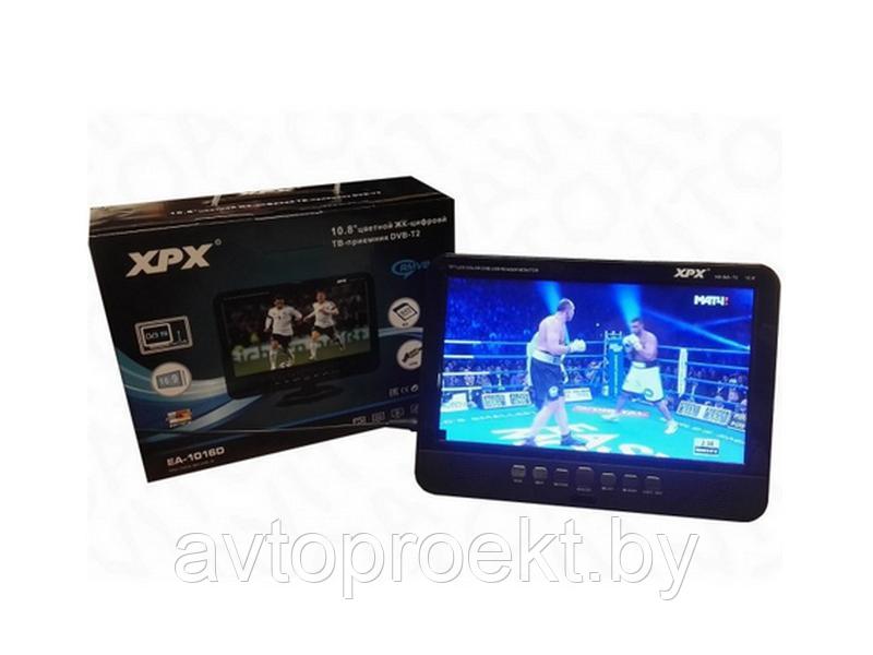 Портативный мини-телевизор XPX EA-1016D DVB T2 10,8" - фото 2 - id-p77556501