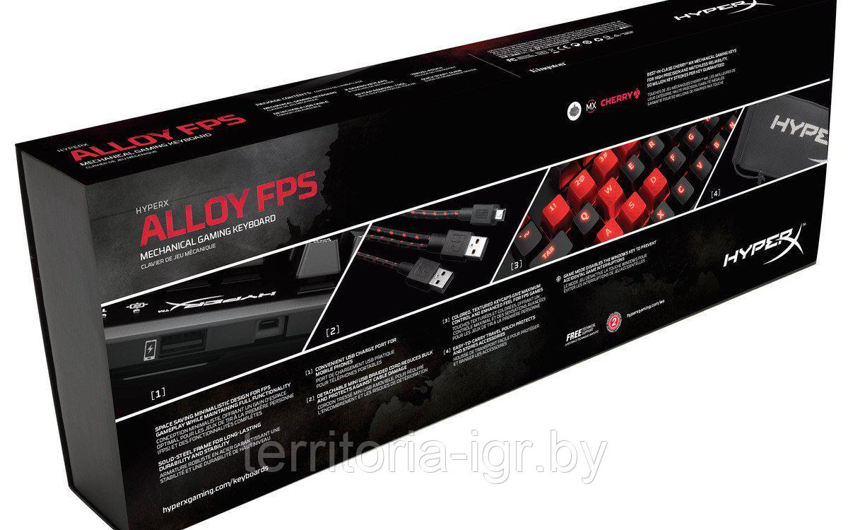 Механическая клавиатура Alloy FPS CHERRY MX BLUE HX-KB1BL1-RU/A5 HyperX - фото 2 - id-p77557080
