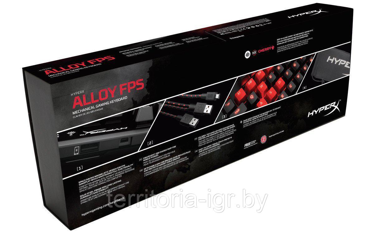 Механическая клавиатура Alloy FPS CHERRY MX RED HX-KB1RD1-RU/A5 HyperX - фото 2 - id-p77557397