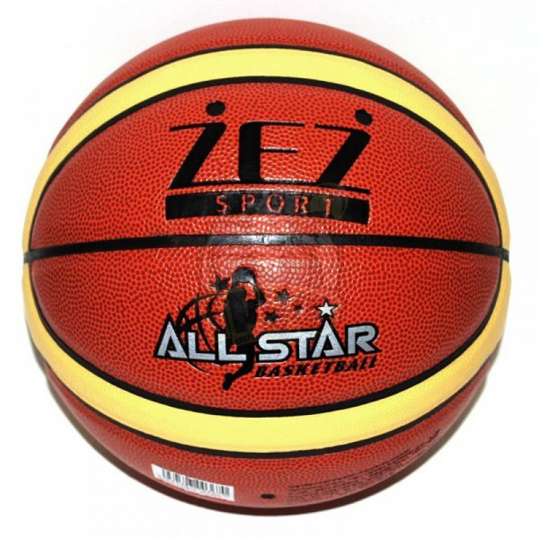 Мяч баскетбольный любительский ZEZ Sport Indoor №7 (арт. PU-MO12)