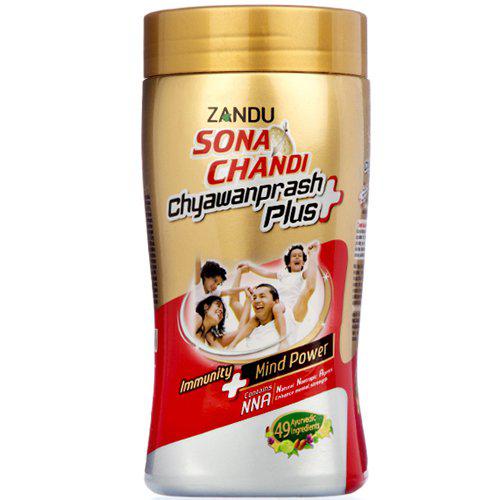 Чаванпраш Zandu Sona Chandi Chyawanprash Plus, 450 гр