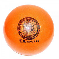 Мяч для художественной гимнастики с блестками 150 мм (цвет в ассортименте) (арт. T12)