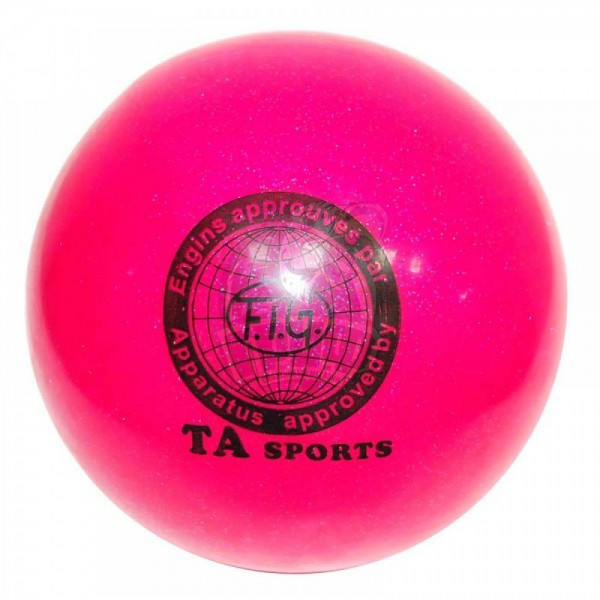 Мяч для художественной гимнастики с блестками 180 мм (цвет в ассортименте) (арт. T9) - фото 1 - id-p77565491