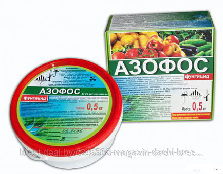 Фунгицид Азофос в пластиковом ведре, 0.5 кг, Беларусь