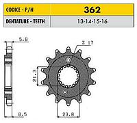 Ведущая звезда мотоцикла Sunstar 520/362 стальная 13 зубьев