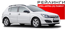 Рейлинги продольные на OPEL ASTRA (H) FAMILY